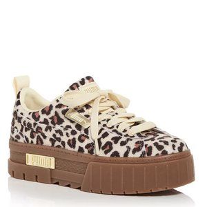 PUMA Mayze Leopard Platform Sneakers